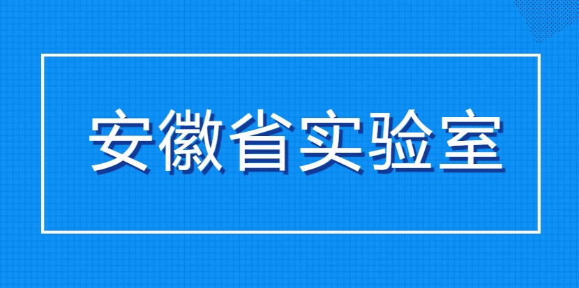 安徽省实验室名单汇总