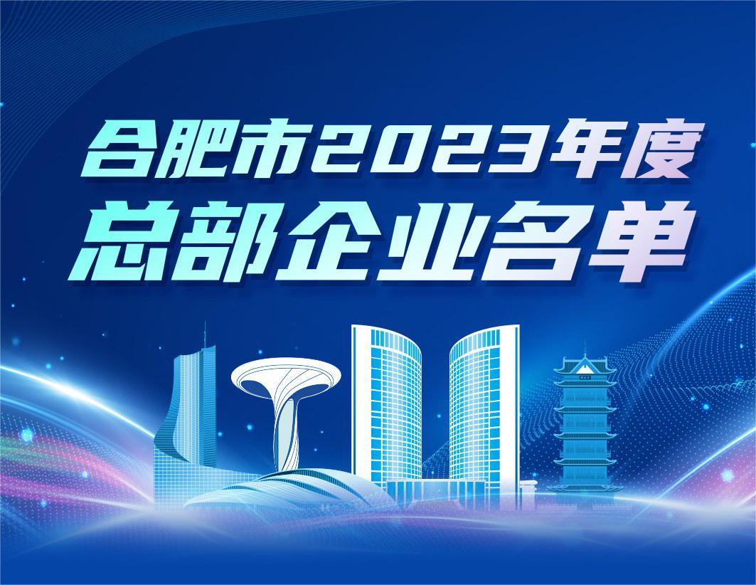 合肥市2023年度总部企业名单