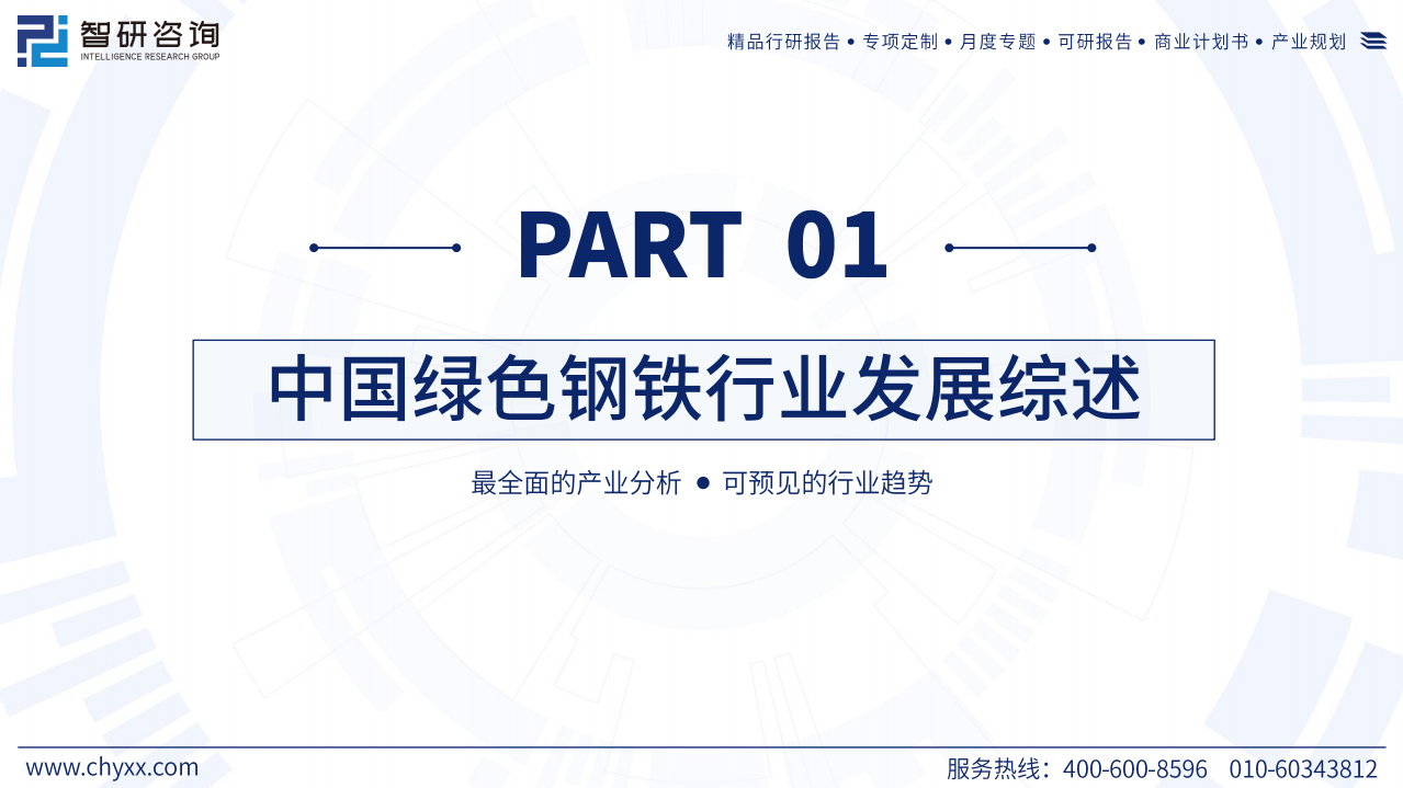 2023中国绿色钢铁产业现状及发展趋势