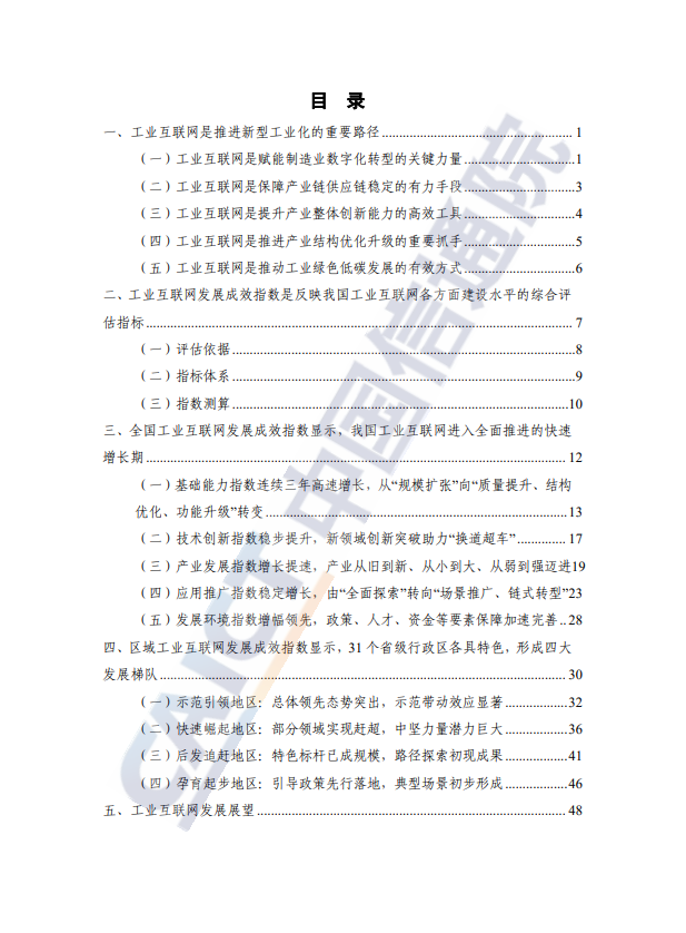 中国工业互联网发展成效评估报告(2024 年)