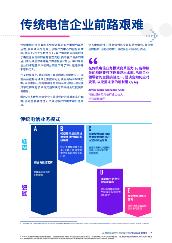 从电信企业向科技企业转型：电信业发展展望