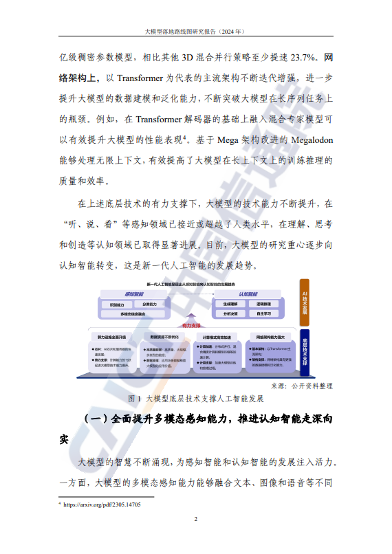 大模型落地路线图研究报告(2024年)