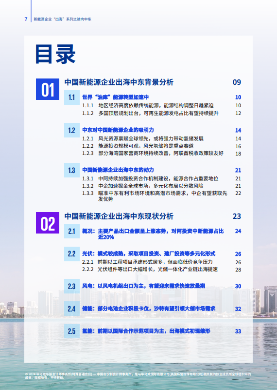 新能源企业“出海”系列之驶向中东