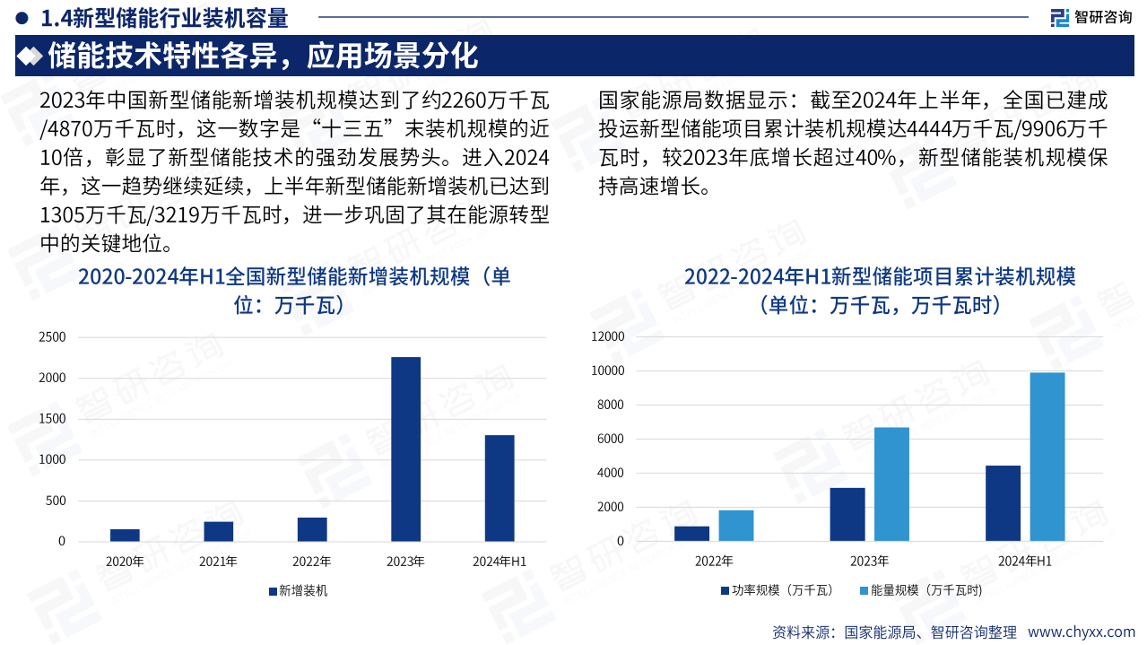 2024年储能行业市场全景分析及发展趋势展望报告