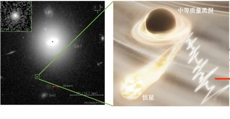 世界首次发现中等质量黑洞吞噬恒星发出的X射线准周期振荡信号